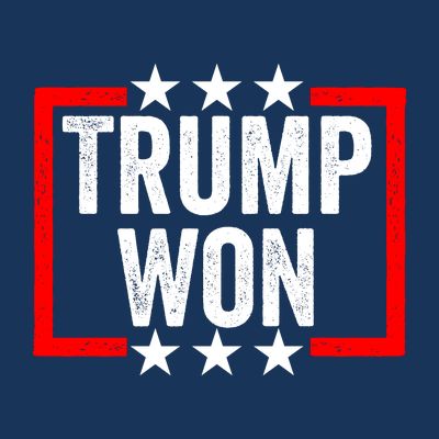 Trump Won ~ Pro Freedom ~ Anti Harris And Biden Protest T-Shirt