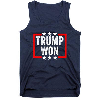Trump Won ~ Pro Freedom ~ Anti Harris And Biden Protest Tank Top