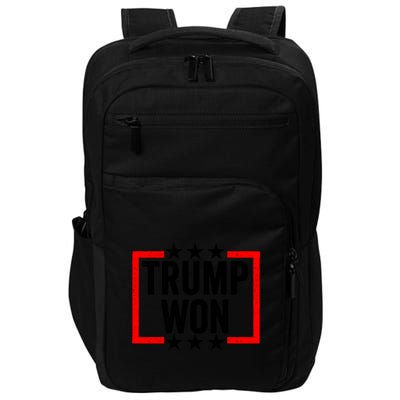 Trump Won ~ Pro Freedom ~ Anti Harris And Biden Protest Impact Tech Backpack