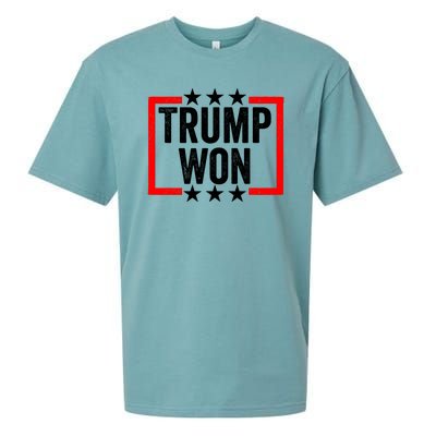 Trump Won ~ Pro Freedom ~ Anti Harris And Biden Protest Sueded Cloud Jersey T-Shirt