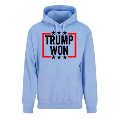 Trump Won ~ Pro Freedom ~ Anti Harris And Biden Protest Unisex Surf Hoodie