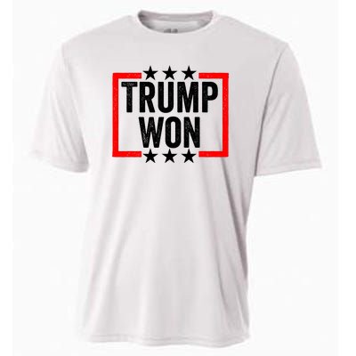 Trump Won ~ Pro Freedom ~ Anti Harris And Biden Protest Cooling Performance Crew T-Shirt