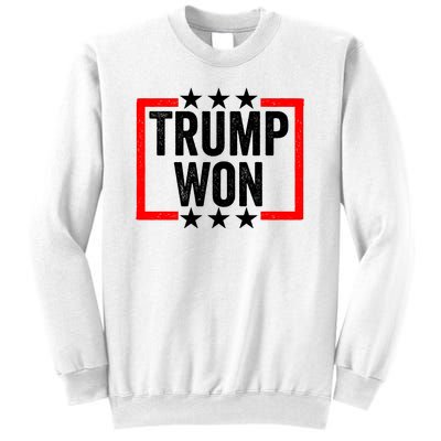 Trump Won ~ Pro Freedom ~ Anti Harris And Biden Protest Sweatshirt