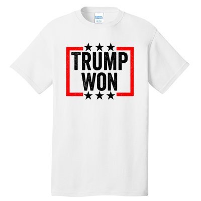 Trump Won ~ Pro Freedom ~ Anti Harris And Biden Protest Tall T-Shirt