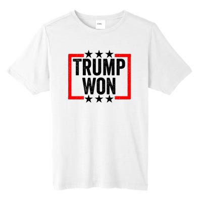 Trump Won ~ Pro Freedom ~ Anti Harris And Biden Protest Tall Fusion ChromaSoft Performance T-Shirt