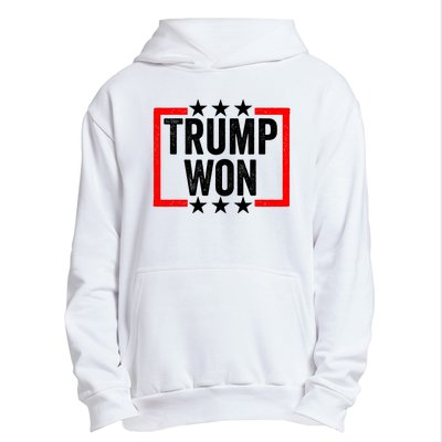 Trump Won ~ Pro Freedom ~ Anti Harris And Biden Protest Urban Pullover Hoodie