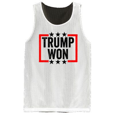 Trump Won ~ Pro Freedom ~ Anti Harris And Biden Protest Mesh Reversible Basketball Jersey Tank