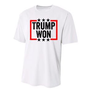 Trump Won ~ Pro Freedom ~ Anti Harris And Biden Protest Performance Sprint T-Shirt