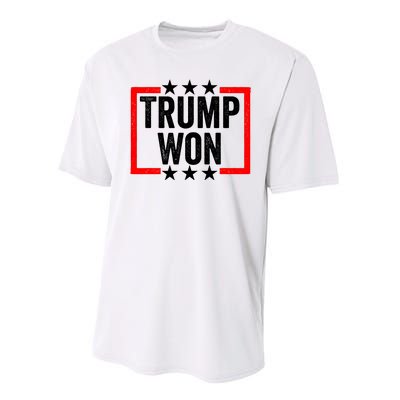 Trump Won ~ Pro Freedom ~ Anti Harris And Biden Protest Performance Sprint T-Shirt