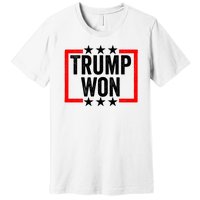 Trump Won ~ Pro Freedom ~ Anti Harris And Biden Protest Premium T-Shirt