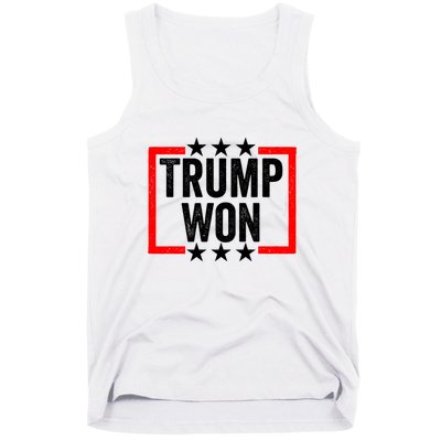 Trump Won ~ Pro Freedom ~ Anti Harris And Biden Protest Tank Top