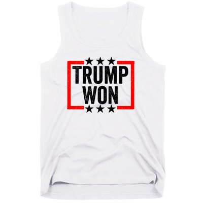 Trump Won ~ Pro Freedom ~ Anti Harris And Biden Protest Tank Top