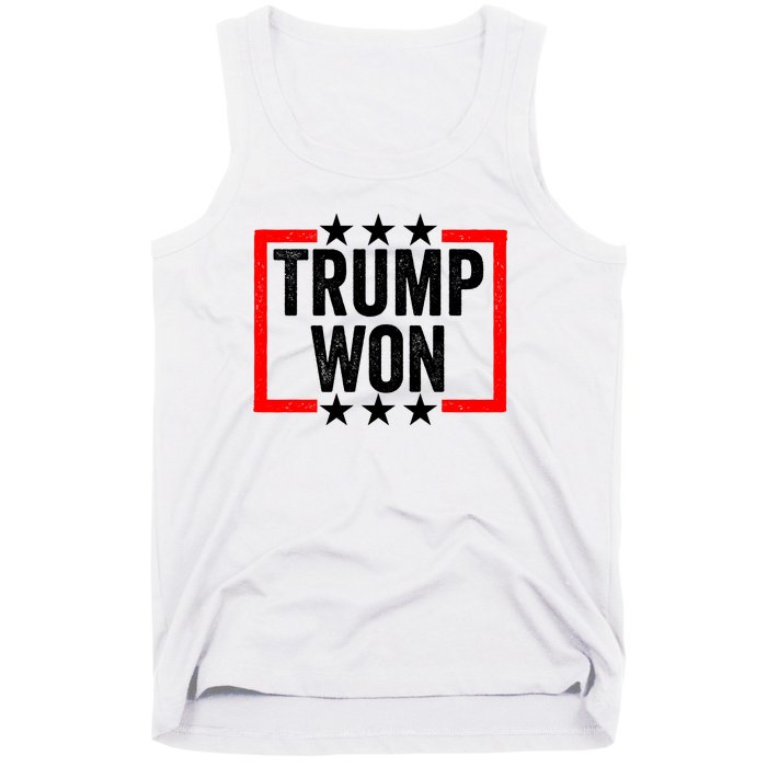 Trump Won ~ Pro Freedom ~ Anti Harris And Biden Protest Tank Top