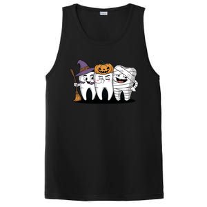 Th Witch Pumpkin Mummy Funny Dental Halloween Dentist Funny Gift PosiCharge Competitor Tank