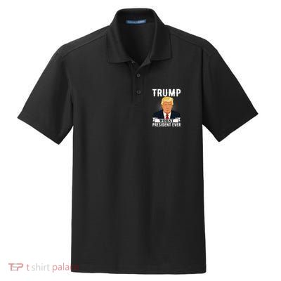 Trump Worst President Ever Political Statement Dry Zone Grid Polo