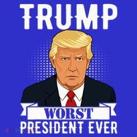 Trump Worst President Ever Political Statement Premium T-Shirt