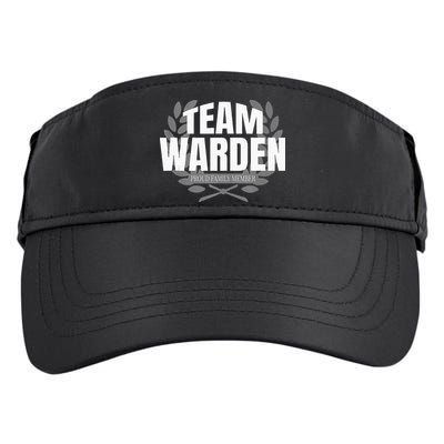 Team Warden Proud Family Member Warden Adult Drive Performance Visor