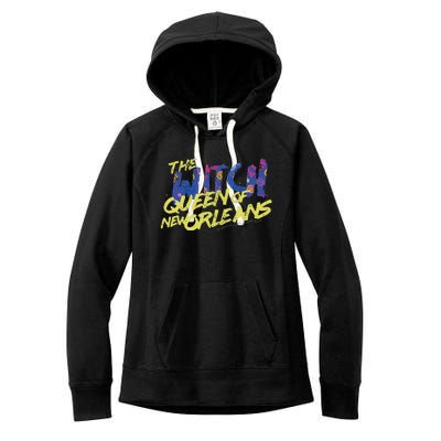 The Witch Queen Of New Orleans Lyric Redbone Halloween Women's Fleece Hoodie