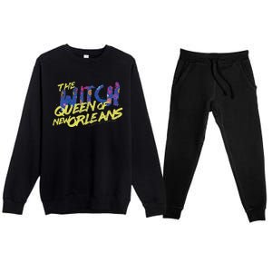 The Witch Queen Of New Orleans Lyric Redbone Halloween Premium Crewneck Sweatsuit Set