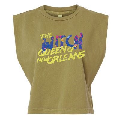 The Witch Queen Of New Orleans Lyric Redbone Halloween Garment-Dyed Women's Muscle Tee