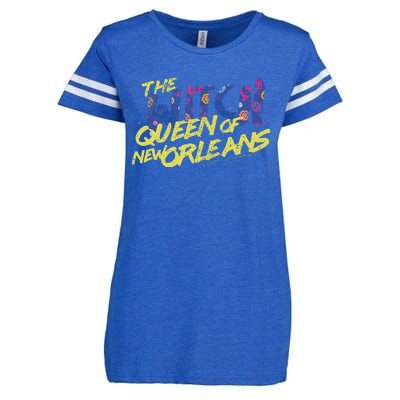 The Witch Queen Of New Orleans Lyric Redbone Halloween Enza Ladies Jersey Football T-Shirt