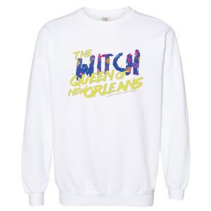 The Witch Queen Of New Orleans Lyric Redbone Halloween Garment-Dyed Sweatshirt