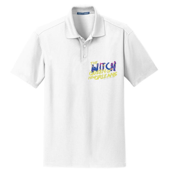 The Witch Queen Of New Orleans Lyric Redbone Halloween Dry Zone Grid Polo