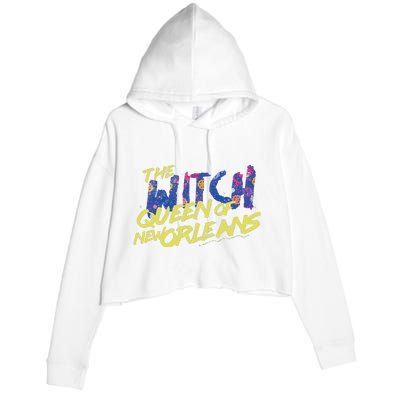 The Witch Queen Of New Orleans Lyric Redbone Halloween Crop Fleece Hoodie