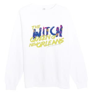 The Witch Queen Of New Orleans Lyric Redbone Halloween Premium Crewneck Sweatshirt