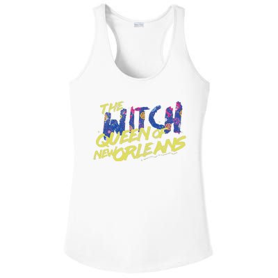 The Witch Queen Of New Orleans Lyric Redbone Halloween Ladies PosiCharge Competitor Racerback Tank