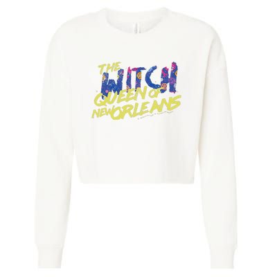 The Witch Queen Of New Orleans Lyric Redbone Halloween Cropped Pullover Crew