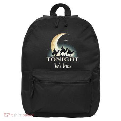 Tonight We Ride Epiphany DíA De Reyes Three Wise Journey 16 in Basic Backpack