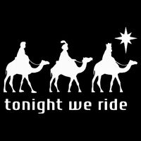 Tonight We Ride Retro Three Wise Christmas Christian  Cooling Performance Long Sleeve Crew