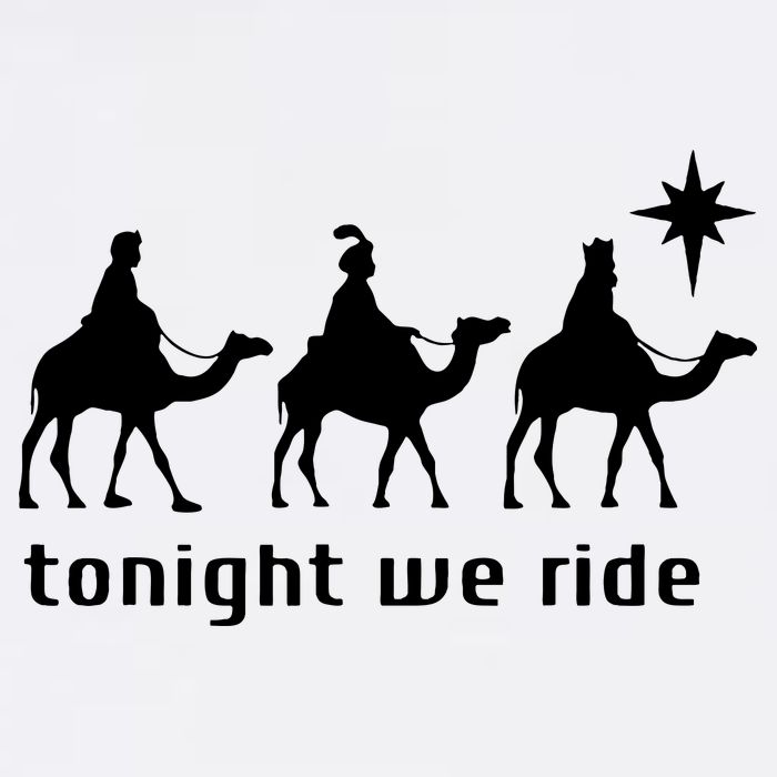 Tonight We Ride Retro Three Wise Christmas Christian  Garment-Dyed Sweatshirt