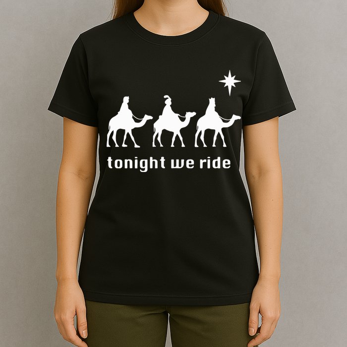 Tonight We Ride Christmas 3 Wise Menn Camel Ride T-Shirt
