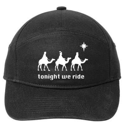Tonight We Ride Christmas 3 Wise Menn Camel Ride 7-Panel Snapback Hat