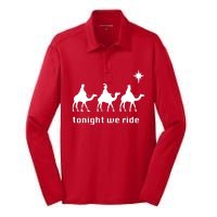 Tonight We Ride Christmas 3 Wise Menn Camel Ride Silk Touch Performance Long Sleeve Polo