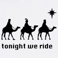 Tonight We Ride Christmas 3 Wise Menn Camel Ride Garment-Dyed Sweatshirt