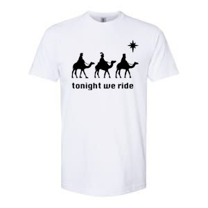 Tonight We Ride Christmas 3 Wise Menn Camel Ride Softstyle CVC T-Shirt