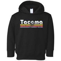 Tacoma Wa Retro Vintage Pride City 70s 80s Women Gift Toddler Hoodie