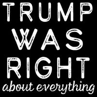 Trump Was Right About Everything, Pro Trump, Anti Biden, Republican Cooling Performance Crew T-Shirt