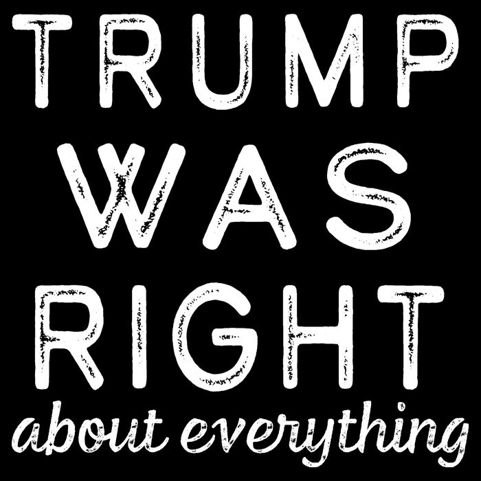 Trump Was Right About Everything, Pro Trump, Anti Biden, Republican Cooling Performance Crew T-Shirt