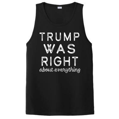 Trump Was Right About Everything, Pro Trump, Anti Biden, Republican PosiCharge Competitor Tank