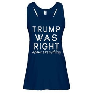 Trump Was Right About Everything, Pro Trump, Anti Biden, Republican Ladies Essential Flowy Tank