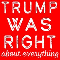 Trump Was Right About Everything, Pro Trump, Anti Biden, Republican Flatbill Hat