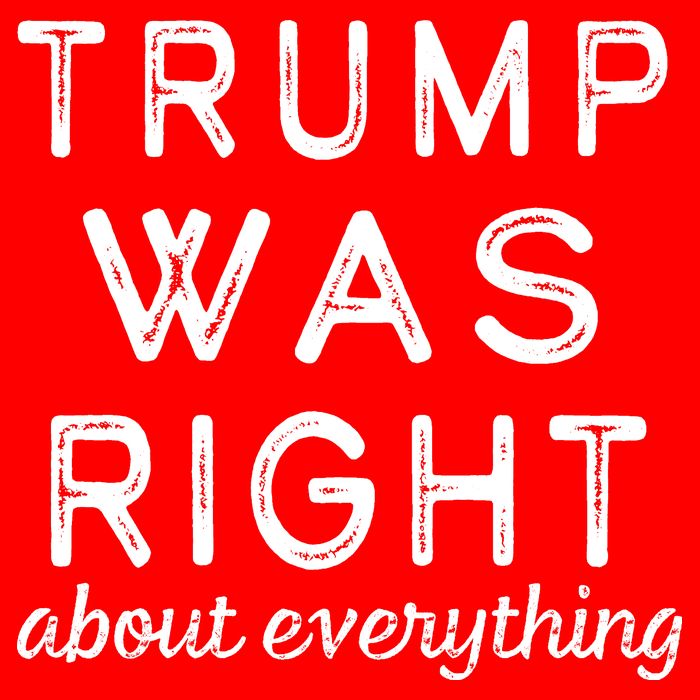 Trump Was Right About Everything, Pro Trump, Anti Biden, Republican Flatbill Hat