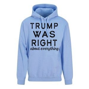 Trump Was Right About Everything, Pro Trump, Anti Biden, Republican Unisex Surf Hoodie