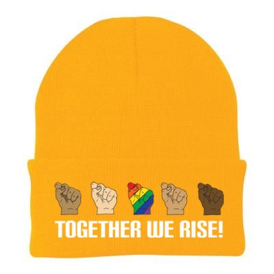 Together We Rise Opposition Equality Cute Gift Knit Cap Winter Beanie