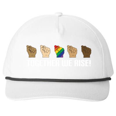 Together We Rise Opposition Equality Cute Gift Snapback Five-Panel Rope Hat