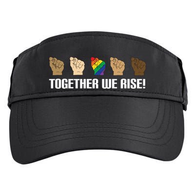 Together We Rise Opposition Equality Cute Gift Adult Drive Performance Visor